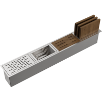 Cистема кухонного хранения OMOIKIRI DRY-01-IN Нержавеющая  сталь