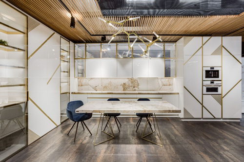 Встраиваемая кофемашина KUPPERSBUSCH CKV 6550.0 W4 Gold