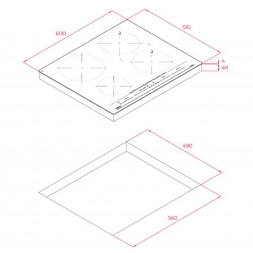 Индукционная варочная панель TEKA IZC 64630 MST WHITE