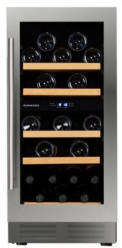 Встраиваемый винный шкаф DUNAVOX DAU-32.78DSS