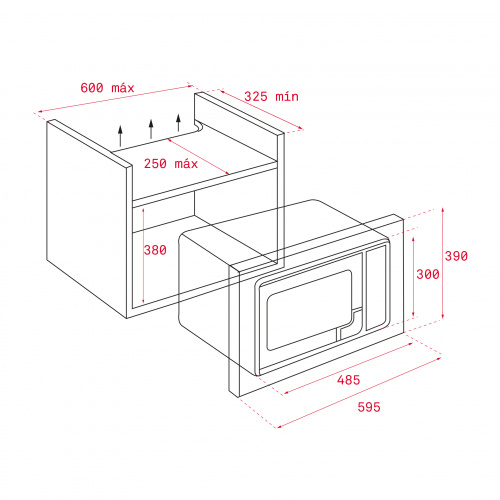 Микроволновая печь TEKA ML 820 BIS WHITE-SS