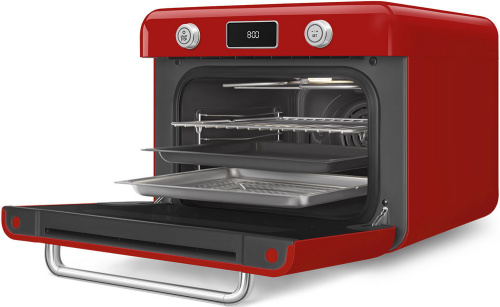 Мини печь с паром SMEG COF01RDEU