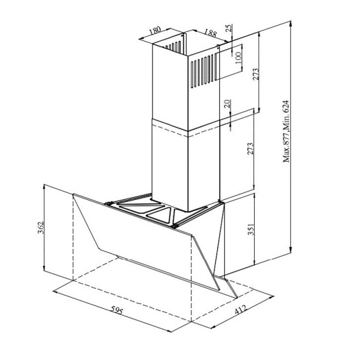 Вытяжка HiSTORY CAG 67S2 FBK