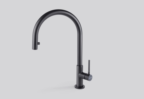 Смеситель FALMEC TREVI ROUND MATT BLACK
