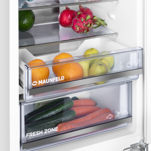 Холодильник MAUNFELD MBF19369NFWGR LUX